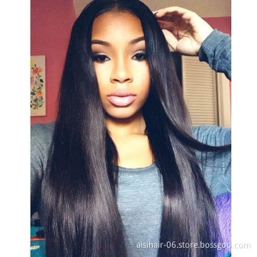 Peruvian Human Hair Bundle 100% Straight Human Hair Extension Weave Natural Color Can Be Dyed